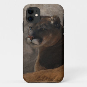 Coque Case-Mate Pour iPhone Cougar Mountain Lion Big Cat Art Design