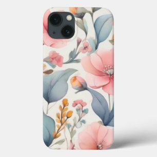 Case-Mate iPhone Case Couleur de l'eau Petite Fleur Design iPhone 13 Coq