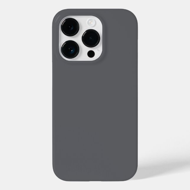 Coques Case-Mate iPhone Couleur de tendance - gris ardoise (Verso)