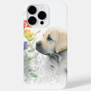 COQUE POUR POUR iPhone 14 PRO MAX COULEUR D'EAU ADORABLE LABRADOR JAUNE RÉCUPÉRER CH