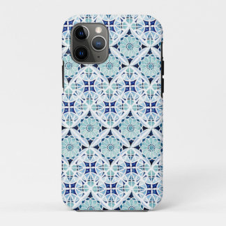 Case-Mate iPhone Case Couleur d'eau motif en carreaux bleus marocains