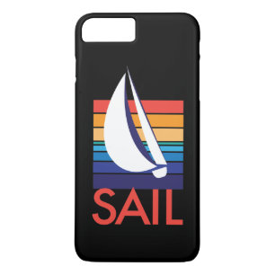 Case-Mate iPhone Case Couleur du bateau Carré_océan-à-coucher_SAIL_on no