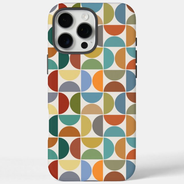 Coques Case-Mate iPhone Couleur du Motif des cycles MCM sur la crème (Verso)