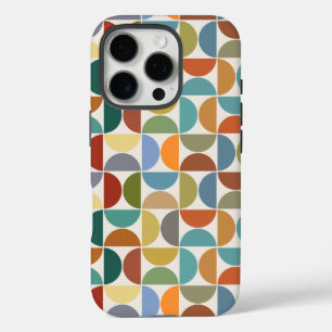 Coques iPhone 16 Pro Couleur du Motif des cycles MCM sur la crème