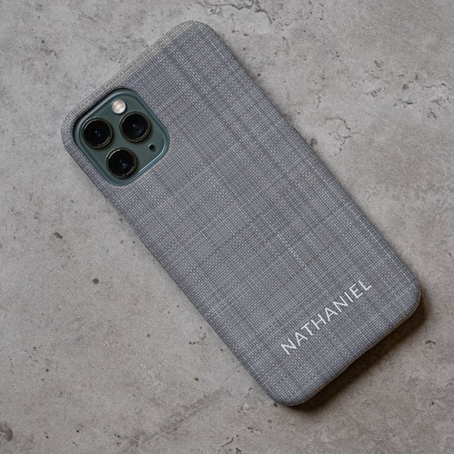 Coques Case-Mate iPhone Couleur gris foncé moyen clair personnalisé (Créateur téléchargé)