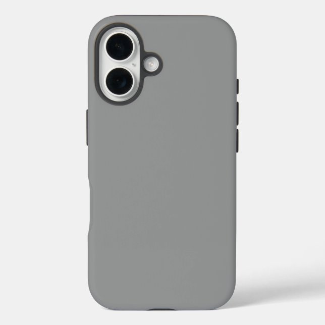 Coques Case-Mate iPhone Couleur gris uni (Verso)