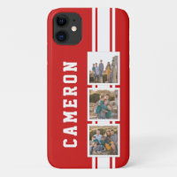 Couleur modifiable Varsity White Stripes Photo