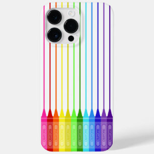 Coque Pour Pour iPhone 14 Pro Max Couleur Mon monde Crayons arc-en-ciel