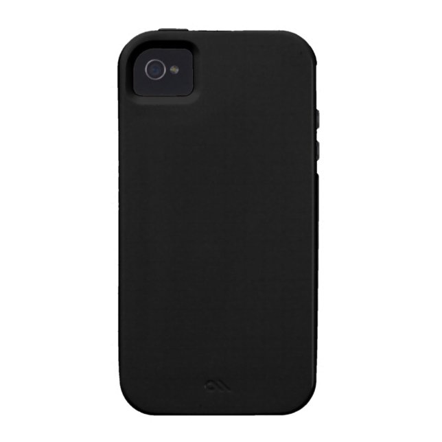 Coques Case-Mate iPhone Couleur noire (Dos)