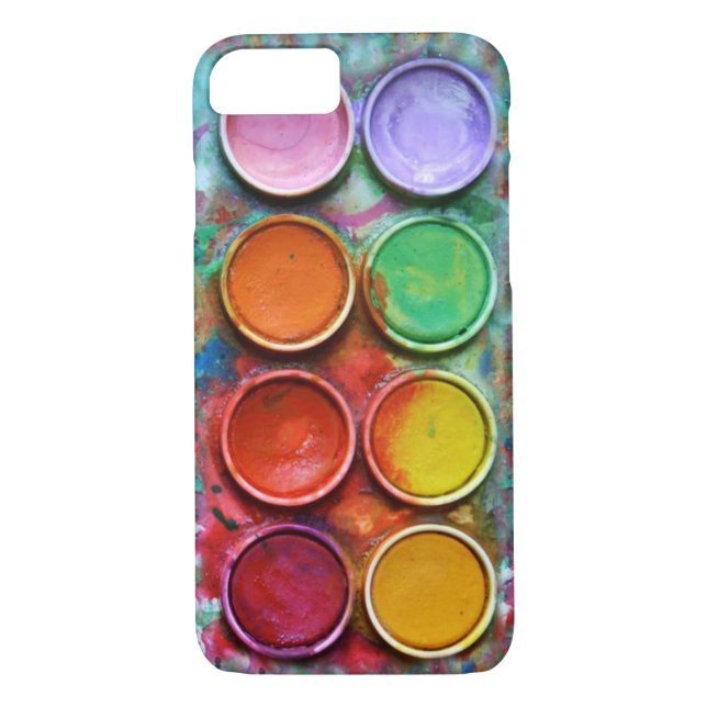 Coques Case-Mate iPhone Couleur Pallete de boîte de peintures (Dos)