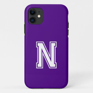 Case-Mate iPhone Case Couleur solide Indigo Monogramme minimal