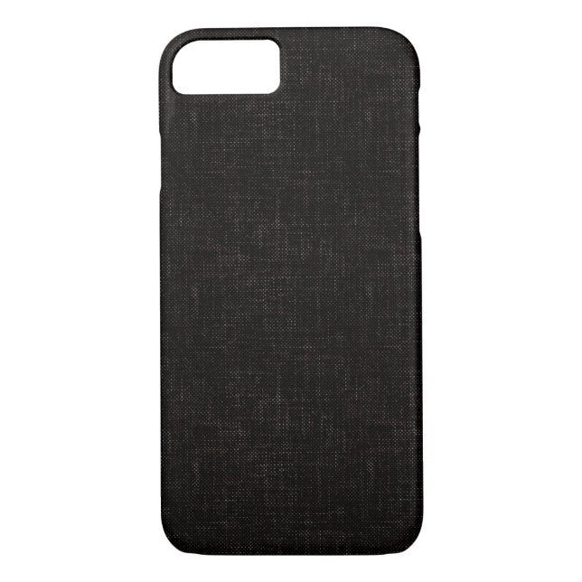 Coques Case-Mate iPhone Couleur solide texturée noire (Dos)