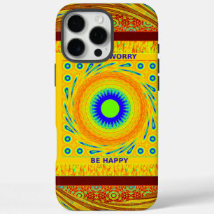 iPhone 16 Pro Max Case Couleur traditionnelle rouge or