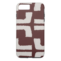 Couleur Tribale Africaine Revêtement Blanc Rouge