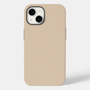 Coque Pour iPhone 14 Couleur uni beige Palomino