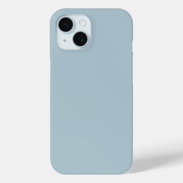Coques Case-Mate iPhone Couleur uni bleu pastel | Classique | Élégant (Verso)