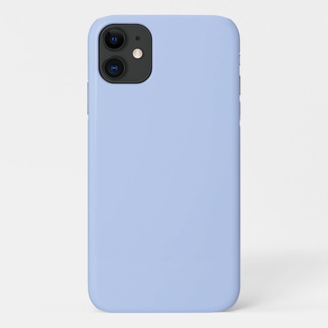 Coques Case-Mate iPhone Couleur uni clair perwinkle bleu clair (Dos)