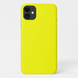 Case-Mate iPhone Case Couleur uni jaune néon