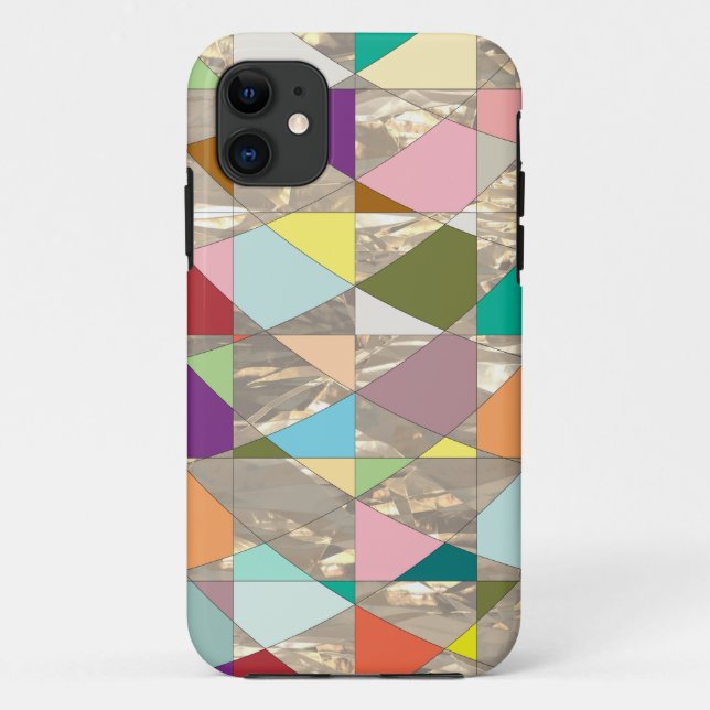 Coques Case-Mate iPhone Couleurs Abstraites or (Dos)