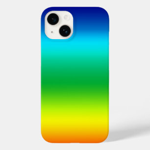 Coque Pour iPhone 14 Couleurs Arc-en-ciel à teinture moyenne