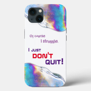 Case-Mate iPhone Case Couleurs arc-en-ciel éclatantes bulles de lettrage