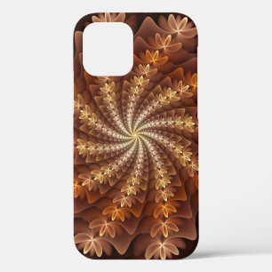 Case-Mate iPhone Case Couleurs chaudes, Trippy Moderne Motif d'art fract