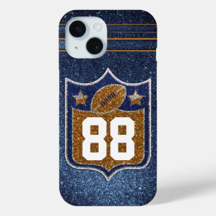 Coque Pour iPhone 15 Couleurs de l'équipe de football de l'école de Par
