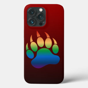 Case-Mate iPhone Case Couleurs Dégradantes De La Pride De L'Ours Paw D'O