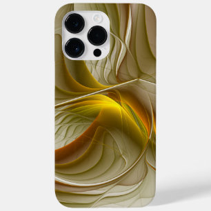 Coque Pour Pour iPhone 14 Pro Max Couleurs des métaux précieux, art fractal Abstrait