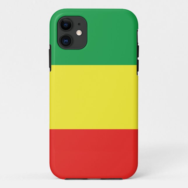 Coques Case-Mate iPhone Couleurs du drapeau africain (Dos)