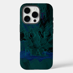 Coques iPhone 16 Pro Couleurs Fleur Bleu Français