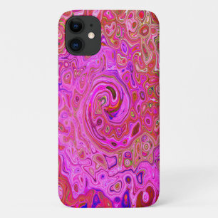Case-Mate iPhone Case Couleurs marbrées roses chaudes Abstrait torse rét
