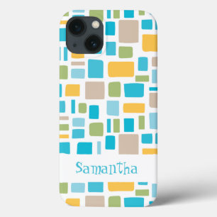 Case-Mate iPhone Case Couleurs printanières Carrés et rectangles merveil
