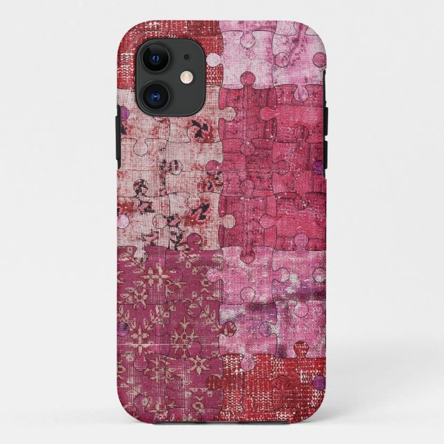 Coques Case-Mate iPhone Couleurs Puzzle Texture Coque-Coque Mate (Dos)