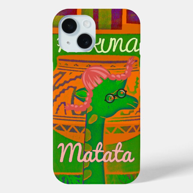 Coques Case-Mate iPhone Couleurs rouge Golden Green Rasta Giraffe (Verso)
