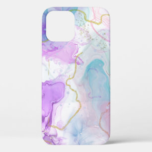 Case-Mate iPhone Case Couleurs violettes, vertes, roses, élégantes
