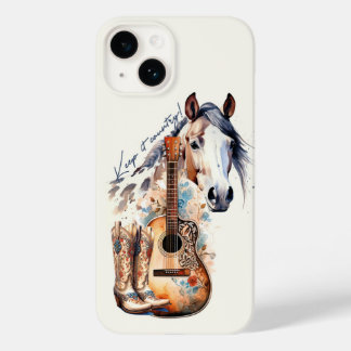 Coque Pour iPhone 14 Country Music Horse