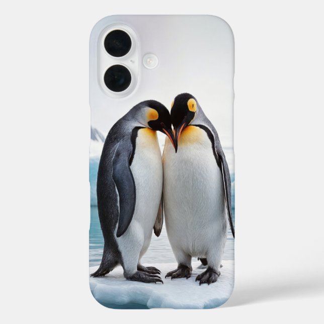 Coques Case-Mate iPhone Couple De Pingouin Sur Un Iceberg (Verso)