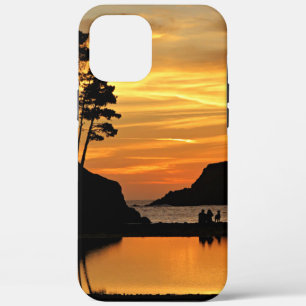 Case-Mate iPhone Case Couple et Pup Orange Beach Sunset California Coast