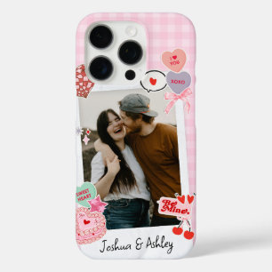 Coques iPhone 16 Pro Couple personnalisé mignonne photos et cadeau text
