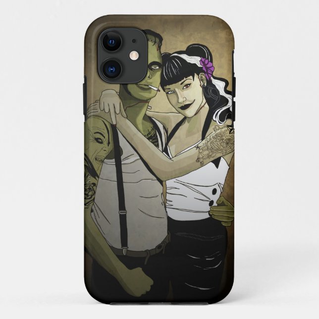 Coques Case-Mate iPhone Couples de rockabilly (Dos)