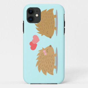 Etui iPhone Case-Mate Couples mignons de hérisson dans l'amour
