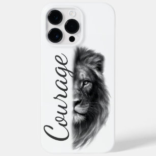 Coque Pour Pour iPhone 14 Pro Max Courage Lion Artistique Minimal-