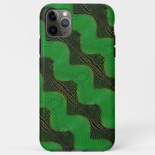 Case-Mate iPhone Case Courbe verte et points clairs sur arrière - plan f