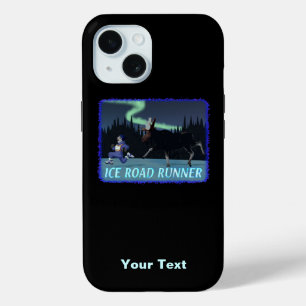 Coque Pour iPhone 15 Coureur de route sur glace