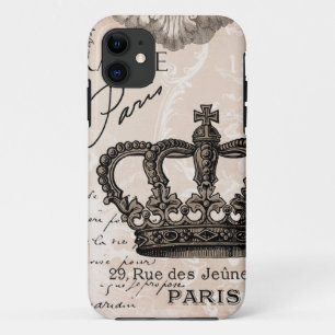 Case-Mate iPhone Case couronne chic minable française vintage moderne