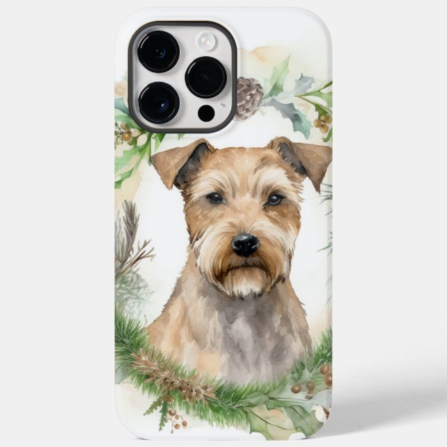 Coques Case-Mate iPhone Couronne de Noël festive Terrier de la baie de Che (Verso)
