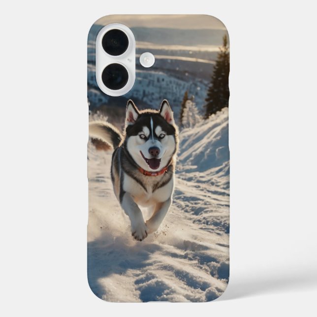 Coques Case-Mate iPhone Course de neige Husky (Verso)