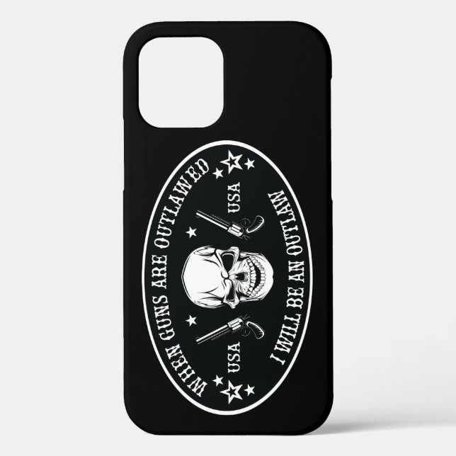 Coques Case-Mate iPhone Coussin décoratif 2e amendement (Verso)