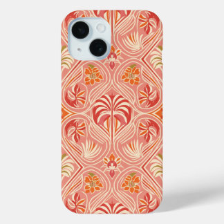 Coque Pour iPhone 15 Coussin décoratif Blush Deco Palm